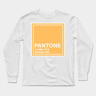 PANTONE 14-0851 TCX Samoan Sun, yellow Long Sleeve T-Shirt